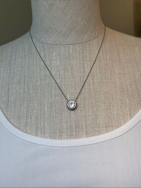 White House Black Market Zirconium necklace